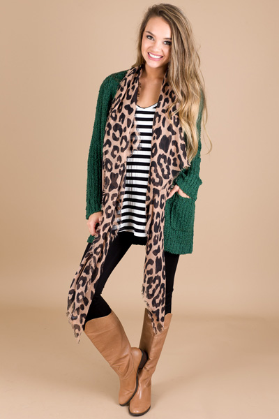 Textured Cardi, Emerald
