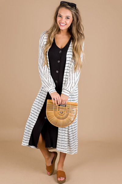 Donna Stripe Duster