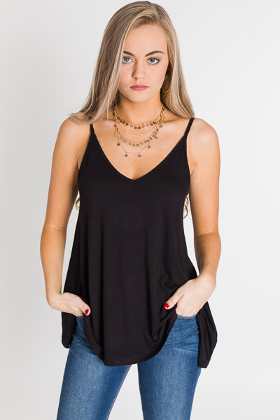 Bamboo Tank, Black