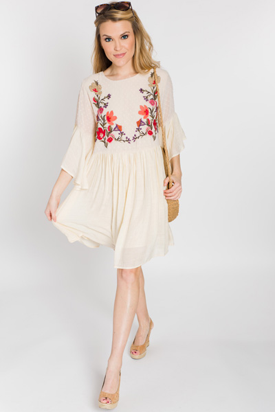 Whimsy Wonderland Dress, Natural