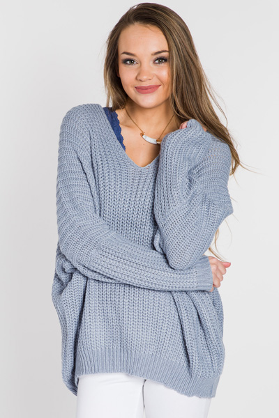 Floating on Air Sweater, Blue